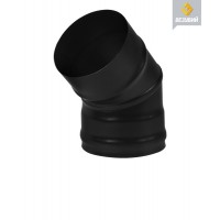 Колено BLACK (AISI 430/0,8мм) 45* 2-х секц. д.115 